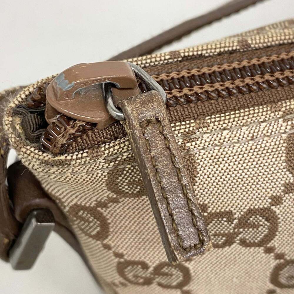 Gucci GG Canvas Bag/Pouch 039 1103 Brown Women's - Picture 9 of 10